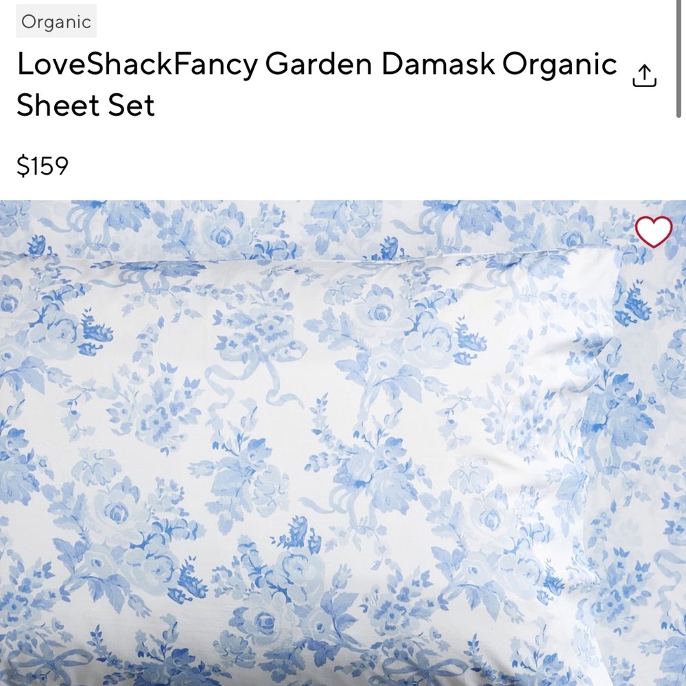 LoveShackFancy Sheet Set TWIN/TWIN XL